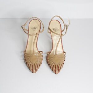 Francesco Russo Sandales Pink and Beige Size 38