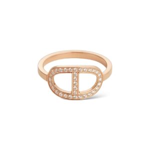 Hermes Chaine d’ancre Contour ring medium model 51
