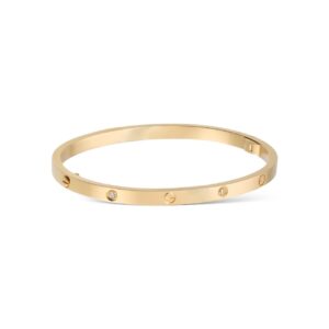 Cartier Love Bracelet Yellow Gold Small Model, 6 Diamonds 17